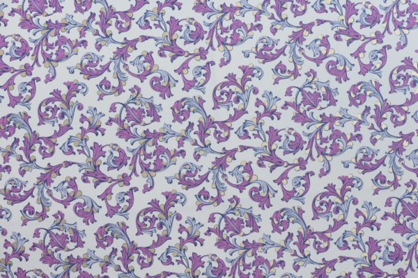 Purple florentine pattern