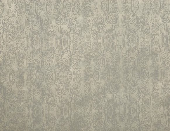 Grey wave print on grey paper